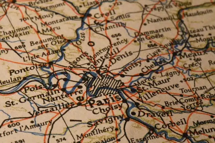 Percorso della Parigi-Roubaix 2025 Cartina di Parigi