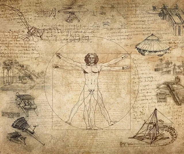 Uomo di Vitruvio Leonardo Da Vinci
